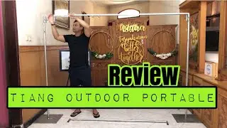 Tutorial | review tiang portable outdoor | outdoor backdrop portable stand