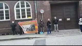Long March Last Day in Hamburg On Thursday, March 3, 2022