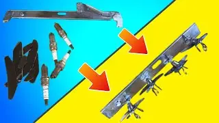 Recycling Spark Plugs for New Purposes | Turning Waste into Functional Art