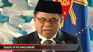 MILF chairman Ebrahim's speech at the Signing of the Bangsamoro