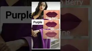 Saree and lipstick colour combination| how to choose perfect lipstick #lipstickacvordingtooutfit