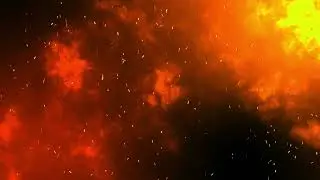 Fire Red Ornage Particle Pattern with Fire Flakes 2