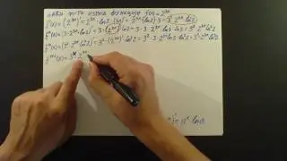 Izvodi. Izvod viseg reda. Primer: Naci n-ti izvod funkcije f(x) = 2^3x. Matematicka analiza