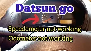 Datsun go odometer not working || Datsun go speedometer not working || Datsun go