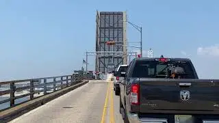 Watching the Middle Thorofare Drawbridge Open (By 2 Mile Landing)