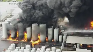 Mandatory evacuation remains as fire from Louisiana plant explosion burns