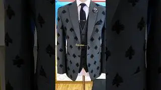 Crafting the Perfect 3-Piece Suit | Embellished Edition #shortsvideo  #fashion #love #wedding #suits