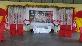 School Coronation Night Set Up And BackDrop Design | Aimee's Random Ideas