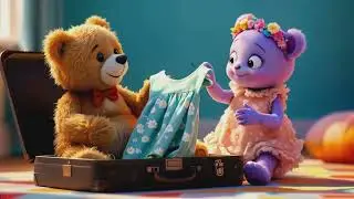 POLLY GLOTTY and her friends PACK her SUITCASE for a TRIP!