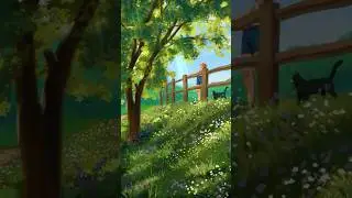 background practice #art #landscapepainting