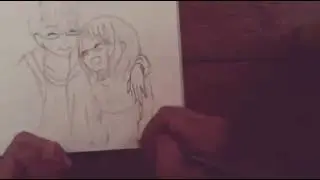 Guile x Kyo (anime drawing)