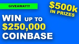 Enter the Coinbase Giveaway For a Chance to Win $250,000 (ends Nov 23, 2021)!