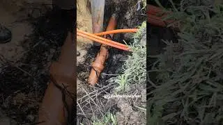 Fiber optic cable breaks sewer lateral