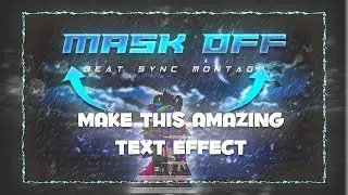 How to add text effects in My Thumbnail | How to edit Pubg Thumbnail | Mask off  Thumbnail