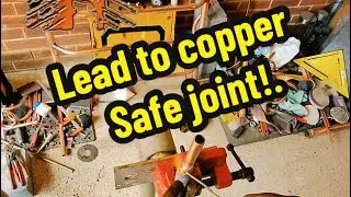 Lead to copper joins, Corona style. #plumber #plumbing #plumbers #professional #uk