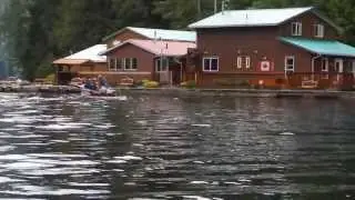 Arriving at the Great Bear Nature Tours Lodge