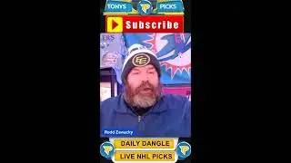 Tonys Picks NHL Picks for Today Thursday 1/8/2026 The Daily Dangle 📱