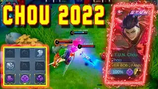 CHOU COMBO SKILL 2022 || CHOU NO FREESTYLE || CHOU MOBILE LEGENDS || CHOU HACK DAMAGE BUILD || BOBTL