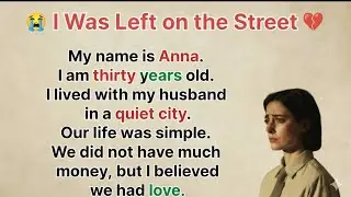 Learn English With Story 🔥 I Was Left on the Street | Level 3 English Listening & Speaking Practice
