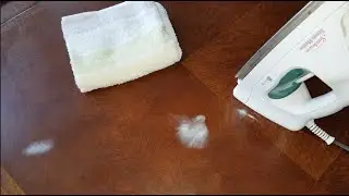 Quickest Way To Remove Any White Burn Marks On Wooden Tables