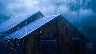 Light Rainfall on Metal Roof | Cozy Sleep, Meditation & Gentle Yoga Atmosphere 🌧️✨
