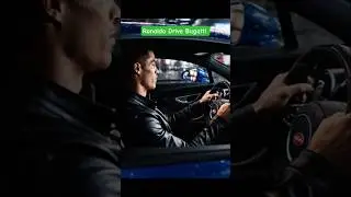 Ronaldo drive bugatti 🤑 #shortsfeed #ronaldo #bugatti #viral #shorts