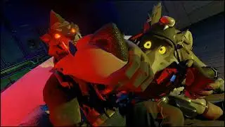 Dire and Wendell watch a movie (Fortnite Blender Animation)