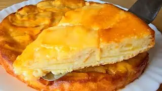 el postre SIN AZ&Uacute;CAR m&aacute;s RICO Y F&Aacute;CIL, en 5 minutos , con 4 manzanas y 1 YOGUR| 🍎Tarta de Manzana🍏🤤🍏
