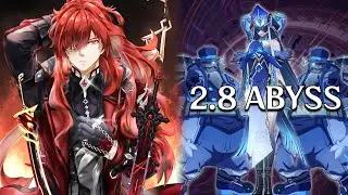 C6 DILUC TAKES ON FATUIS IN 2.8 ABYSS FEAT. R5 REDHORN & R5 WOLF GRAVESTONE