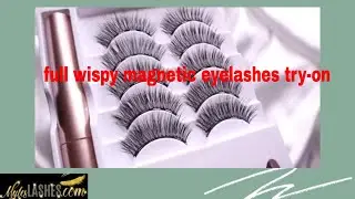 Myleslashes.com Faux mink Magnetic Eye-lashes Review High quality