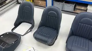 Exploring Two OEM Factory Options | Austin Healey 3000 BJ8 Front Seats | Talking Trim w/ J-Skin