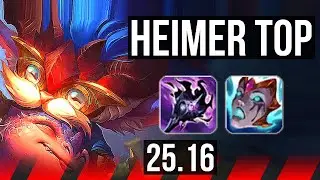 HEIMERDINGER vs GANGPLANK (TOP) | EUW Master | 25.16