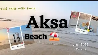 Aksa Beach Mumbai 🌊⛱️ | Calm Vibes & Sea Therapy | Beach Vlog 2026