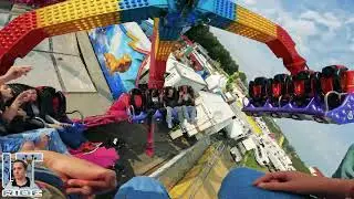 Man&egrave;ge NUMBER ONE - Foire de Elbeuf 2024 | On ride POV #elbeuf #manege #foire