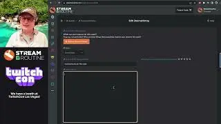 StreamRoutine - Journal