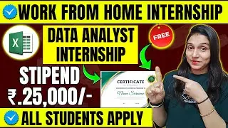 Data Analyst Internship | 🔥 internships for college students 2025 | 🔥 Internships 2026