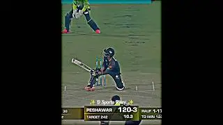 Saim Ayub Beautiful Six 😱 Against Lahore Qalandar | PZ Vs LQ #cricket #shorts #psl