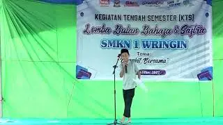 Stand Up lucu roasting guru. Lomba Bulan Bahasa SMKN 1 Wringin.