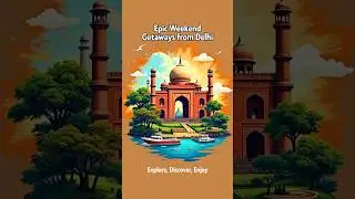 Top 8 Weekend Getaways from Delhi 🚗✨ | Hidden Gems & Popular Picks | places to visit near Delhi |