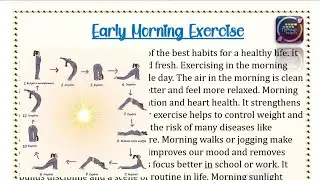 Early Morning Exercise Essay Writing In English.