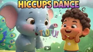 Baby Elephant Hiccups Dance | Cute Kids Rhyme & Fun Animal Song | Hic Hic Hippooo!