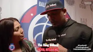 Actress/Comedian AZIASTAR with TheKingIndeed at Ballin 4 Peace
