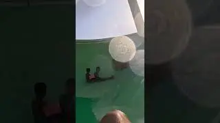 🌊Space Hole Waterslide at Aquajoy Waterpark #waterpark #aquapark #waterslides