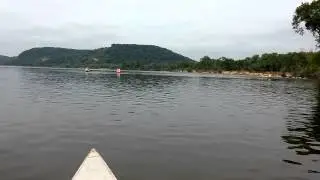 Canoeing the Wisconsin river