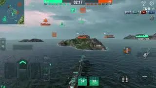 World of Warships Blitz -175k - Shimakaze T10 gameplay