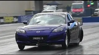 PRORX8 PROMAZ RACING RX8 8.09 @ 166 MPH SYDNEY DRAGWAY