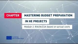 HORIZON EUROPE Budget preparation: M1 Actual costs