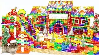 Build a Christmas garden with 1000 magnetic balls