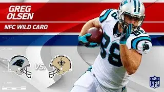 Greg Olsen's 8 Grabs for 107 Yards & 1 TD! | Panthers vs. Saints | Wild Card Player HLs