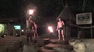 Night Safari Singapore - Thumbuakar Fire Show (HD)